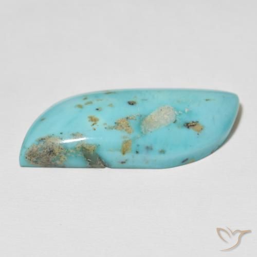 Turquoise Vert bleu vif naturelle Forme fantaisie, 27.11 ct, Opaque