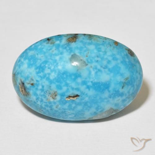24.84ct Naturel Bleu verdâtre Turquoise, ovale, Opaque