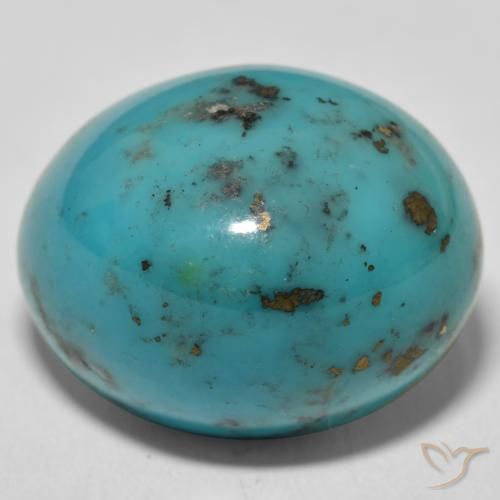 39.89ct Naturel Bleu verdâtre moyen Turquoise, ovale, Opaque