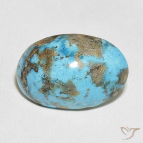 27.55ct Naturel Bleu verdâtre Turquoise, ovale, Opaque