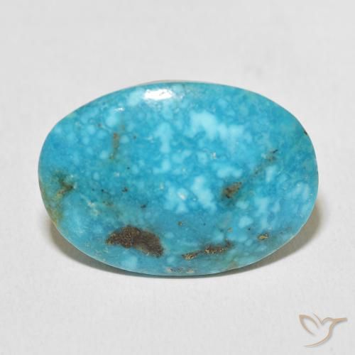 24.85ct Naturel Sarcelle moyen Turquoise, ovale, Opaque