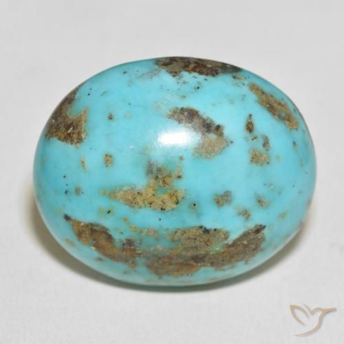 62.74ct Naturel Bleu verdâtre moyen Turquoise, ovale, Opaque