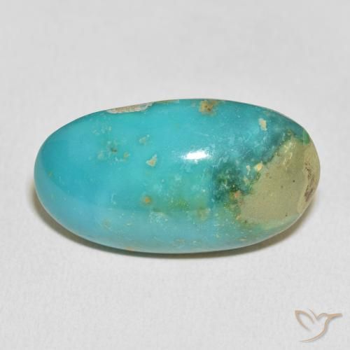 27.56ct Naturel Vert bleu Turquoise, ovale, Opaque