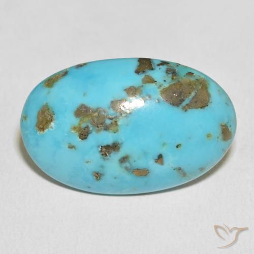 28.70ct Naturel Bleu verdâtre moyen Turquoise, ovale, Opaque