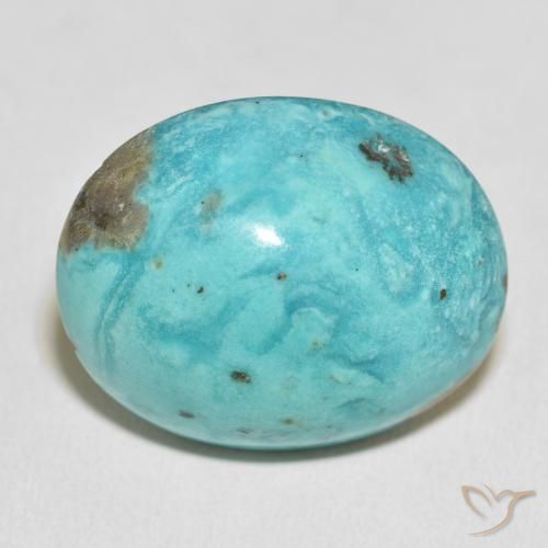54.14ct Naturel Vert bleuté moyen Turquoise, ovale, Opaque
