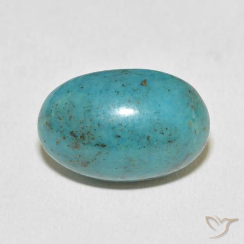 12.72ct Naturel Vert bleu Turquoise, ovale, Opaque