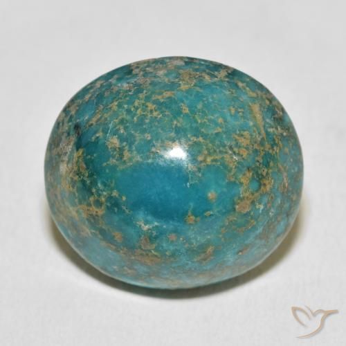 34.47ct Naturel Vert bleuté moyen Turquoise, ovale, Opaque