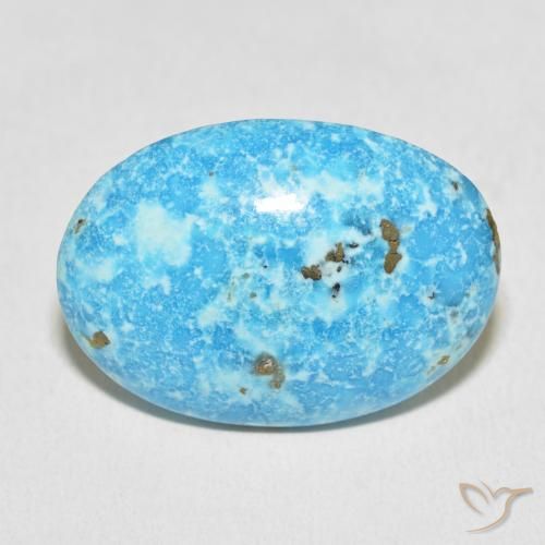 27.18ct Naturel Bleu verdâtre Turquoise, ovale, Opaque