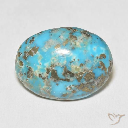 29.61ct Naturel Bleu verdâtre Turquoise, ovale, Opaque
