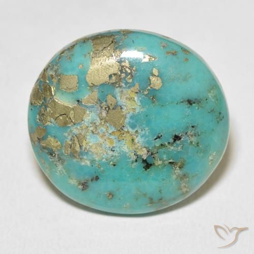 23.46ct Naturel Vert bleu Turquoise, ovale, Opaque