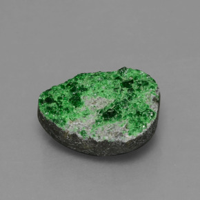 Uvarovite Grenat Drusy Deep Earthy Green naturelle Fantaisie, 6.25 ct, Opaque