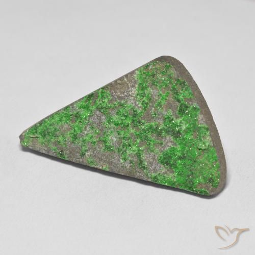 Uvarovite Grenat Drusy Vert citron naturelle Fantaisie, 54.05 ct, Opaque