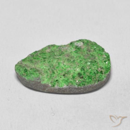 Uvarovite Grenat Drusy Vert naturelle Fantaisie, 10.99 ct, Opaque
