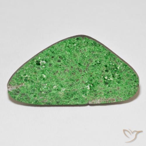 56.13ct Naturel Vert trèfle Uvarovite Grenat Drusy, Fantaisie, Opaque