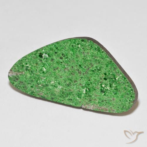 Uvarovite Grenat Drusy Vert trèfle naturelle Fantaisie, 56.13 ct, Opaque