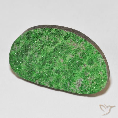 Uvarovite Grenat Drusy Vert citron naturelle Fantaisie, 51.56 ct, Opaque