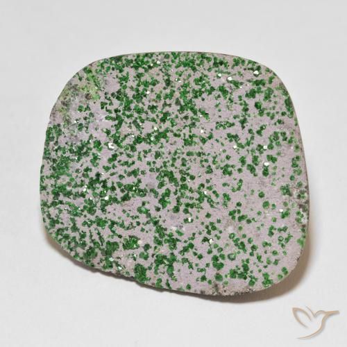 Uvarovite Grenat Drusy Vert sauge léger naturelle Fantaisie, 73.43 ct, Opaque