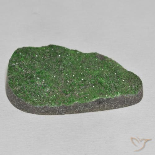 Uvarovite Grenat Drusy Vert pin naturelle Fantaisie, 52.11 ct, Opaque