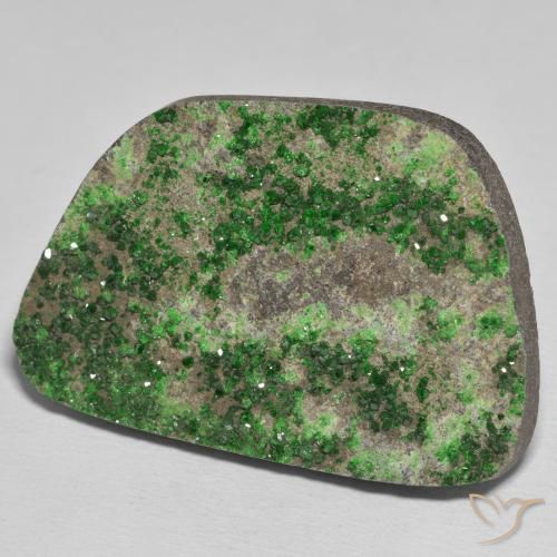 Uvarovite Grenat Drusy Vert pin naturelle Fantaisie, 78.55 ct, Opaque
