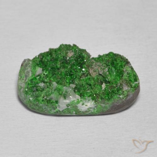 Uvarovite Grenat Drusy Vert pin naturelle Fantaisie, 11.04 ct, Opaque