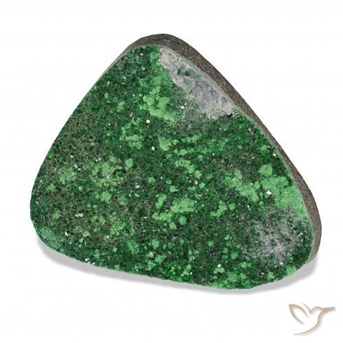 Uvarovite Grenat Drusy Vert naturelle Fantaisie, 32.90 ct, Opaque