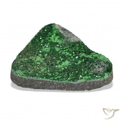 Uvarovite Grenat Drusy Vert naturelle Fantaisie, 32.90 ct, Opaque