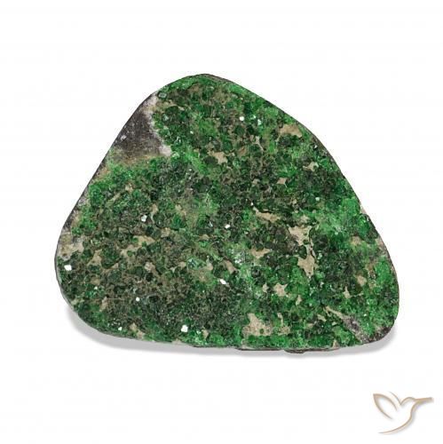 Uvarovite Grenat Drusy Vert naturelle Fantaisie, 8.91 ct, Opaque