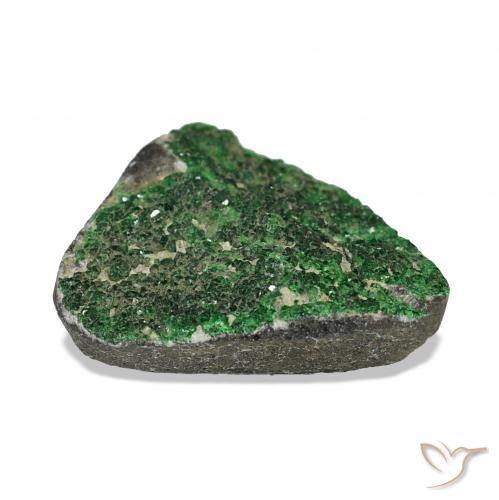 Uvarovite Grenat Drusy Vert naturelle Fantaisie, 8.91 ct, Opaque