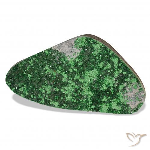 Uvarovite Grenat Drusy Vert naturelle Fantaisie, 58.64 ct, Opaque