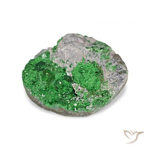 Uvarovite Grenat Drusy Deep Earthy Green naturelle Fantaisie, 10.13 ct, Opaque