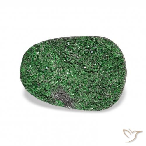 Uvarovite Grenat Drusy Vert naturelle Fantaisie, 5.96 ct, Opaque