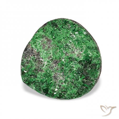 Uvarovite Grenat Drusy Vert naturelle Fantaisie, 5.47 ct, Opaque