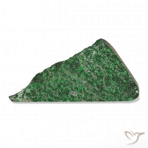 90.90ct Vert Uvarovite Grenat Drusy, Fantaisie, Opaque
