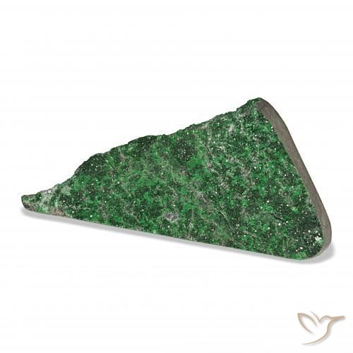 Uvarovite Grenat Drusy Vert naturelle Fantaisie, 90.90 ct, Opaque