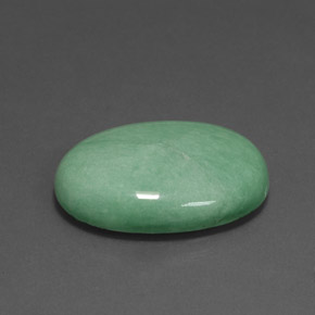 Variscite vert naturelle coupe ovale, 18,47 ct, opaque