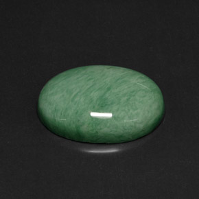 Variscite vert naturelle coupe ovale, 21,14 ct, opaque