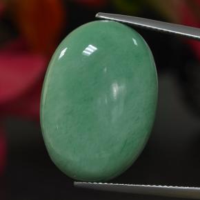 Variscite vert naturelle coupe ovale, 21,61 ct, opaque
