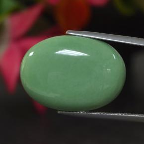 Variscite vert naturelle coupe ovale, 21,86 ct, opaque