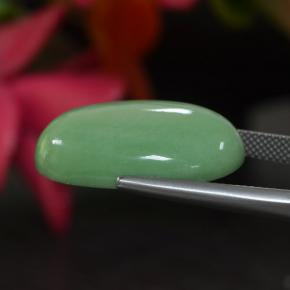 Variscite vert naturelle coupe ovale, 21,86 ct, opaque