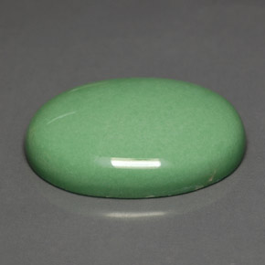 Variscite vert naturelle coupe ovale, 19,28 ct, opaque