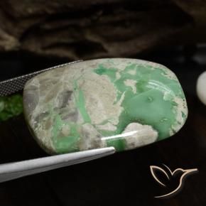 Variscite Multicolore naturelle Coussin, 51.51 ct, Opaque