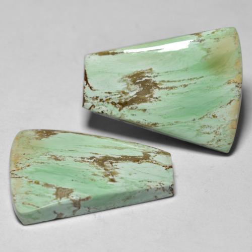 Achetez naturel 13.18ct Vert jaunâtre Variscite gems, Forme fantaisie, En provenance Australie chez GemSelect. En stock, livraison internationale!
