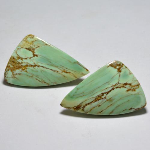 Achetez naturel 13.54ct Vert jaunâtre Variscite gems, Forme fantaisie, En provenance Australie chez GemSelect. En stock, livraison internationale!