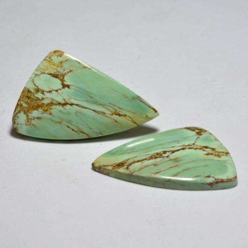 Achetez naturel 13.54ct Vert jaunâtre Variscite gems, Forme fantaisie, En provenance Australie chez GemSelect. En stock, livraison internationale!