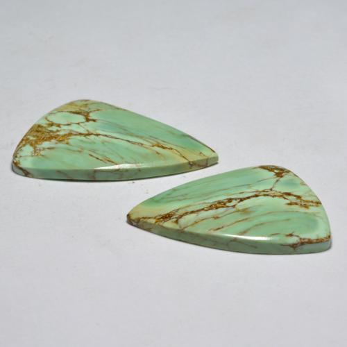 Achetez naturel 13.54ct Vert jaunâtre Variscite gems, Forme fantaisie, En provenance Australie chez GemSelect. En stock, livraison internationale!