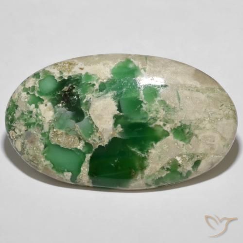 Variscite Multicolore naturelle Coupe ovale, 76.78 ct, Opaque