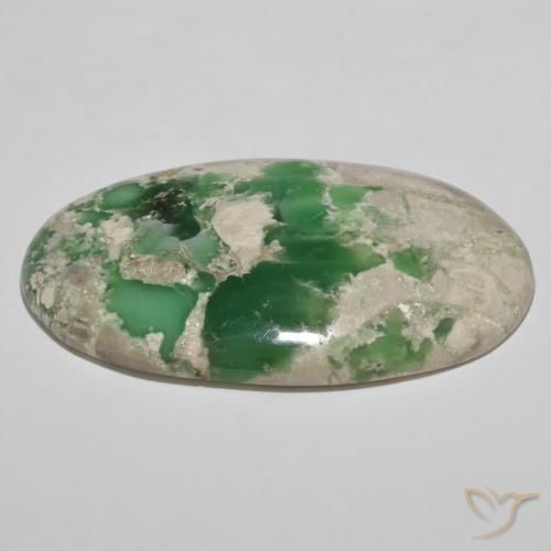 Variscite Multicolore naturelle Coupe ovale, 76.78 ct, Opaque