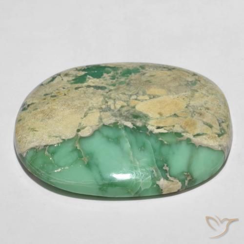 Variscite Vert moyen naturelle Coussin, 60.66 ct, Opaque