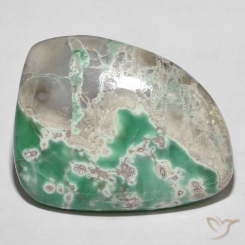 49.59ct Naturel Vert clair Variscite, Fantaisie, Opaque