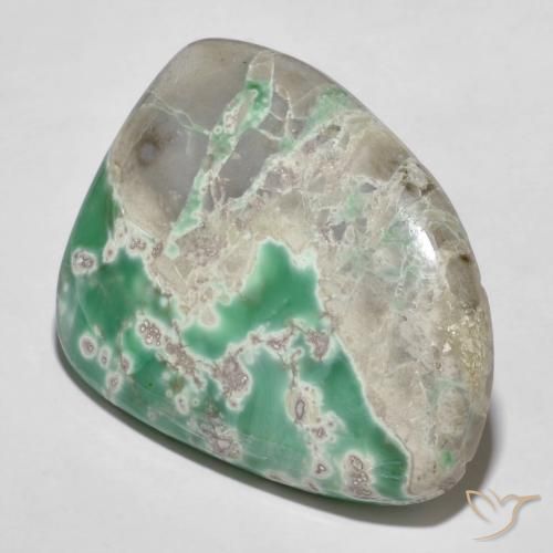 Variscite Vert clair naturelle Fantaisie, 49.59 ct, Opaque